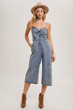 Lainey Denim Jumpsuit -Light Wash