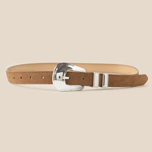 Lambert Western Belt - Brown/Silver