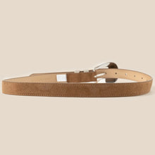 Lambert Western Belt - Brown/Silver