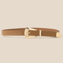 Langley Belt - Tan/Gold