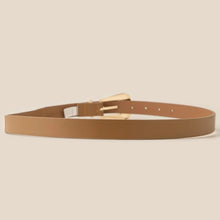 Langley Belt - Tan/Gold