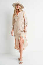 Laredo Tunic Maxi Dress - Oatmeal