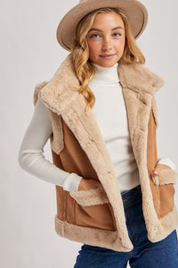 Living Proof Shearling Vest