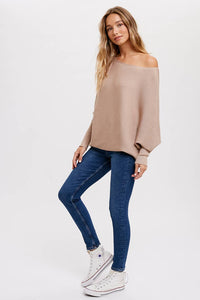 Loretta Dolman Sweater - Macchiato