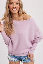 Loretta Dolman Sweater - Lavender Haze