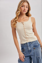 Low Lights Tank Top - Cream