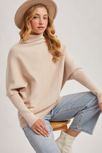 Marlow Funnel Sweater - Shell