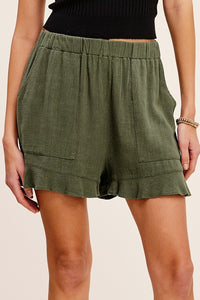 Maryanne Lightweight Shorts - Olive