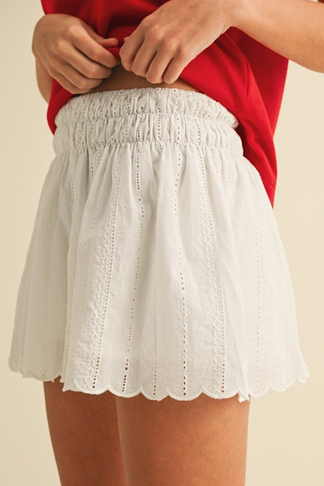 Memory Lane Eyelet Shorts
