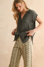 Moon Dance Cap Sleeve Blouse
