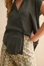 Moon Dance Cap Sleeve Blouse
