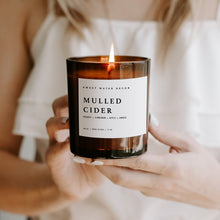 Mulled Cider Candle - Amber Glass
