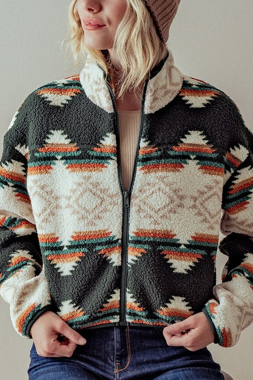 Navidad Sherpa Jacket