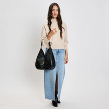 Olivia Studded Hobo - Black