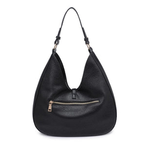 Olivia Studded Hobo - Black