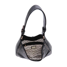 Olivia Studded Hobo - Black
