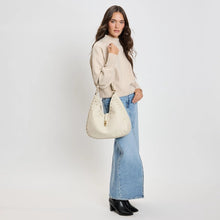Olivia Studded Hobo - Ivory