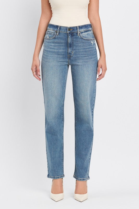 Olsen Super High Rise Straight - Manifest