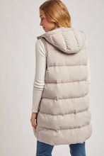 On A Cloud Midi Puffer Vest - Cotton