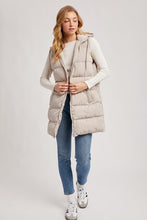 On A Cloud Midi Puffer Vest - Cotton