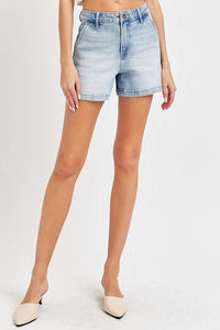 Penn High Rise Denim Shorts