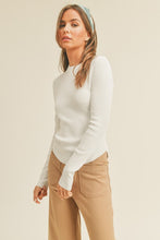 Priorities Ribbed Long Sleeve - Ivory