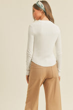 Priorities Ribbed Long Sleeve - Ivory