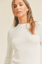 Priorities Ribbed Long Sleeve - Ivory