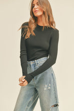 Priorities Ribbed Long Sleeve - Black