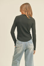 Priorities Ribbed Long Sleeve - Black