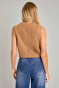 Rumor Sleeves Cable Knit