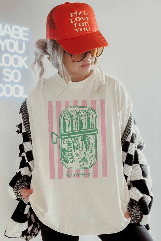 Retro Sardines Graphic Tee