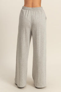 Right Here, Right Now Wide Leg Sweat Pants