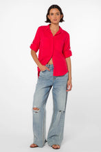 Riley Button Down - Red Crush
