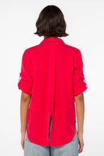 Riley Button Down - Red Crush