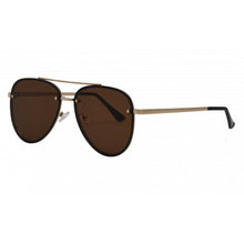 River Sunglasses - Gold/Brown