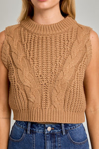 Rumor Sleeves Cable Knit