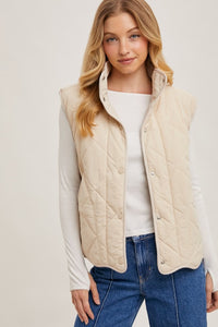 Saddle Up Quilted Puffer Vest