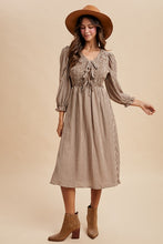 September Tie Front Dress