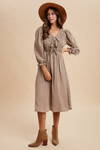 September Tie Front Dress
