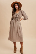 September Tie Front Dress