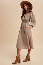 September Tie Front Dress
