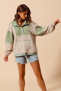 Keep In Touch Sherpa Pullover