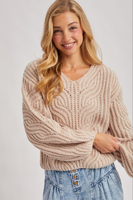 Sonja Braided Sweater