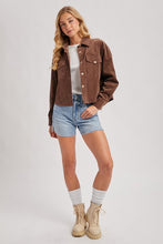 State Fair Cropped Corduroy Jacket