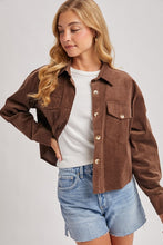 State Fair Cropped Corduroy Jacket