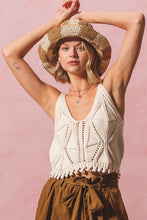 Sugar, Sugar Knit Tank - Oatmeal