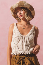 Sugar, Sugar Knit Tank - Oatmeal