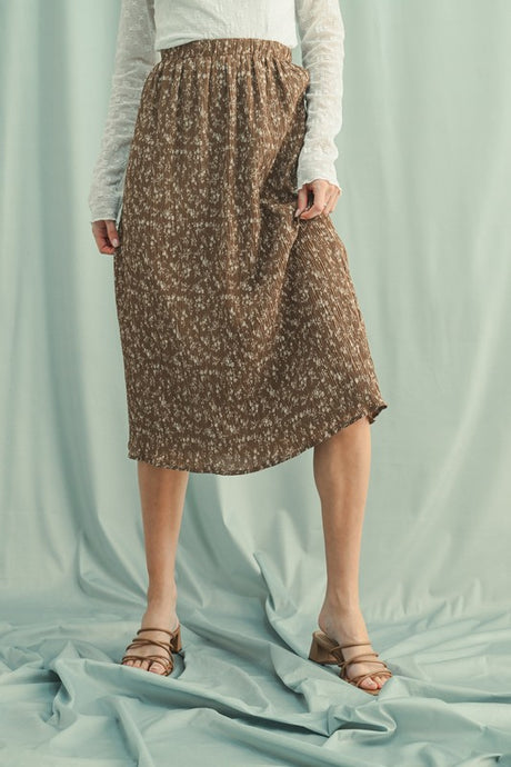 Take The Wheel Midi Skirt