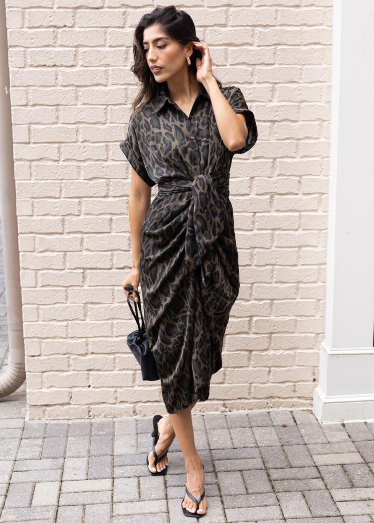 Tori Dress - Army